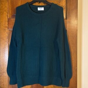 Old Navy Forest Green Knit Pullover